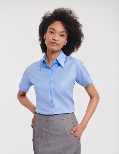 R-R-957F-0-Ladies Short Sleeve Ultimate Non-Iron Shirt